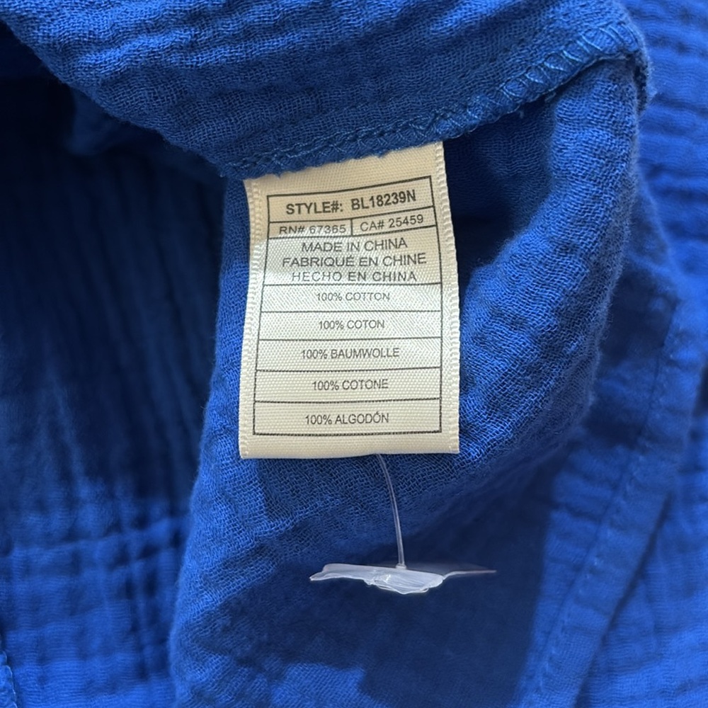 NWOT BB Dakota Steve Madden Blue Gauze Tiered Maxi Dress sz XS - Picture 7 of 9